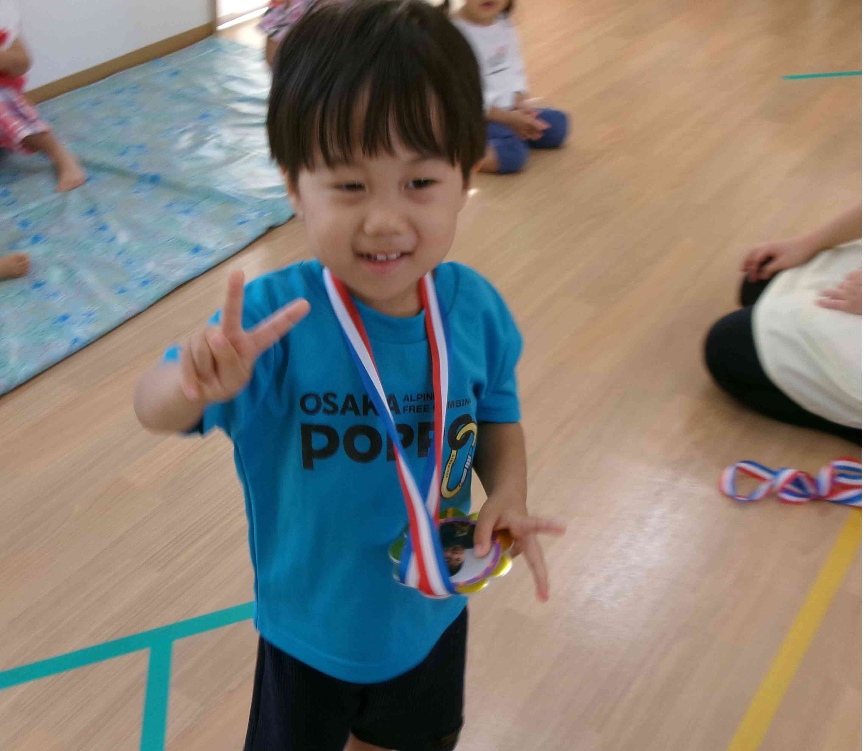 メダルうれしいね☆