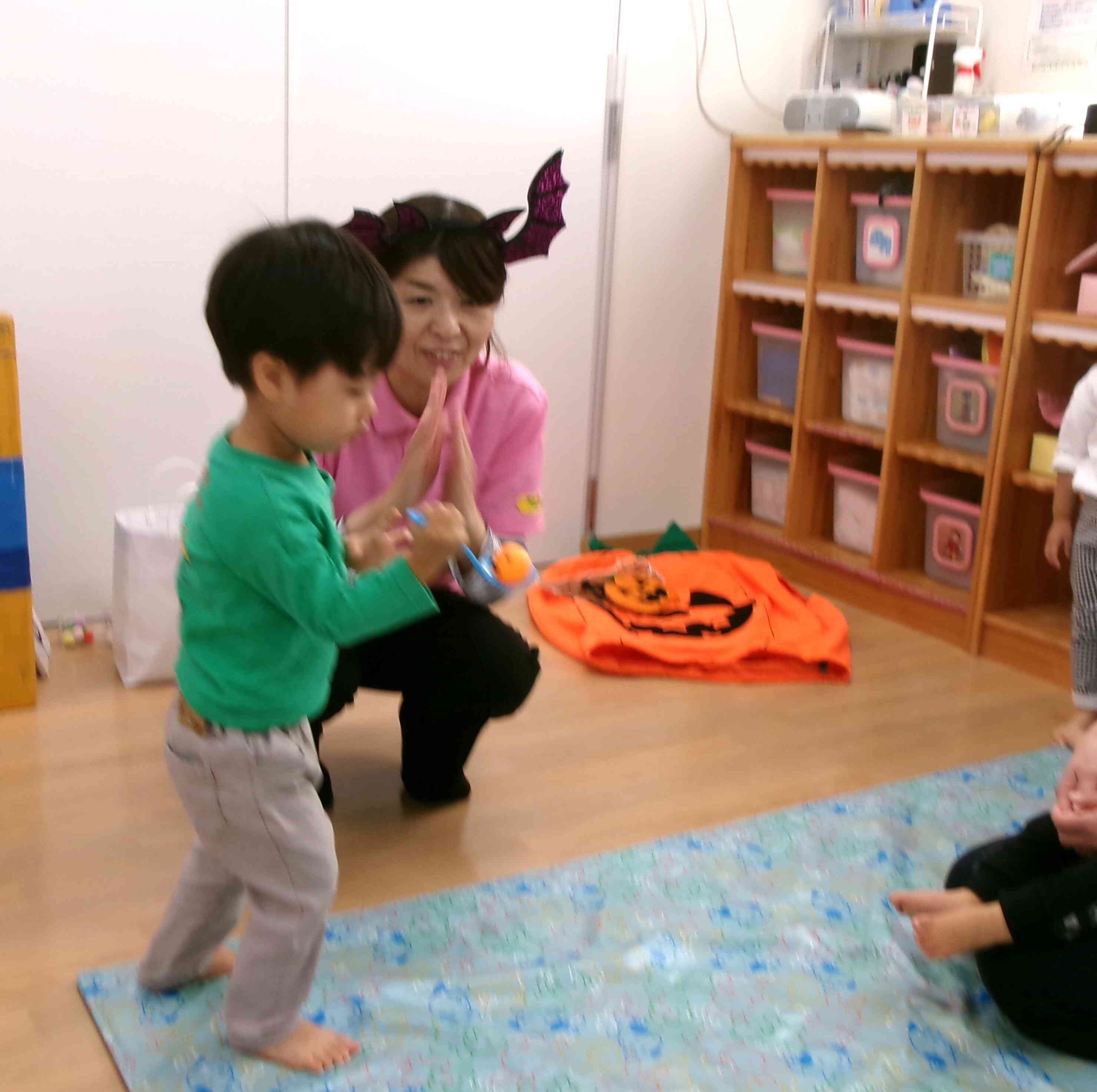 そーっとゆっくり・・・