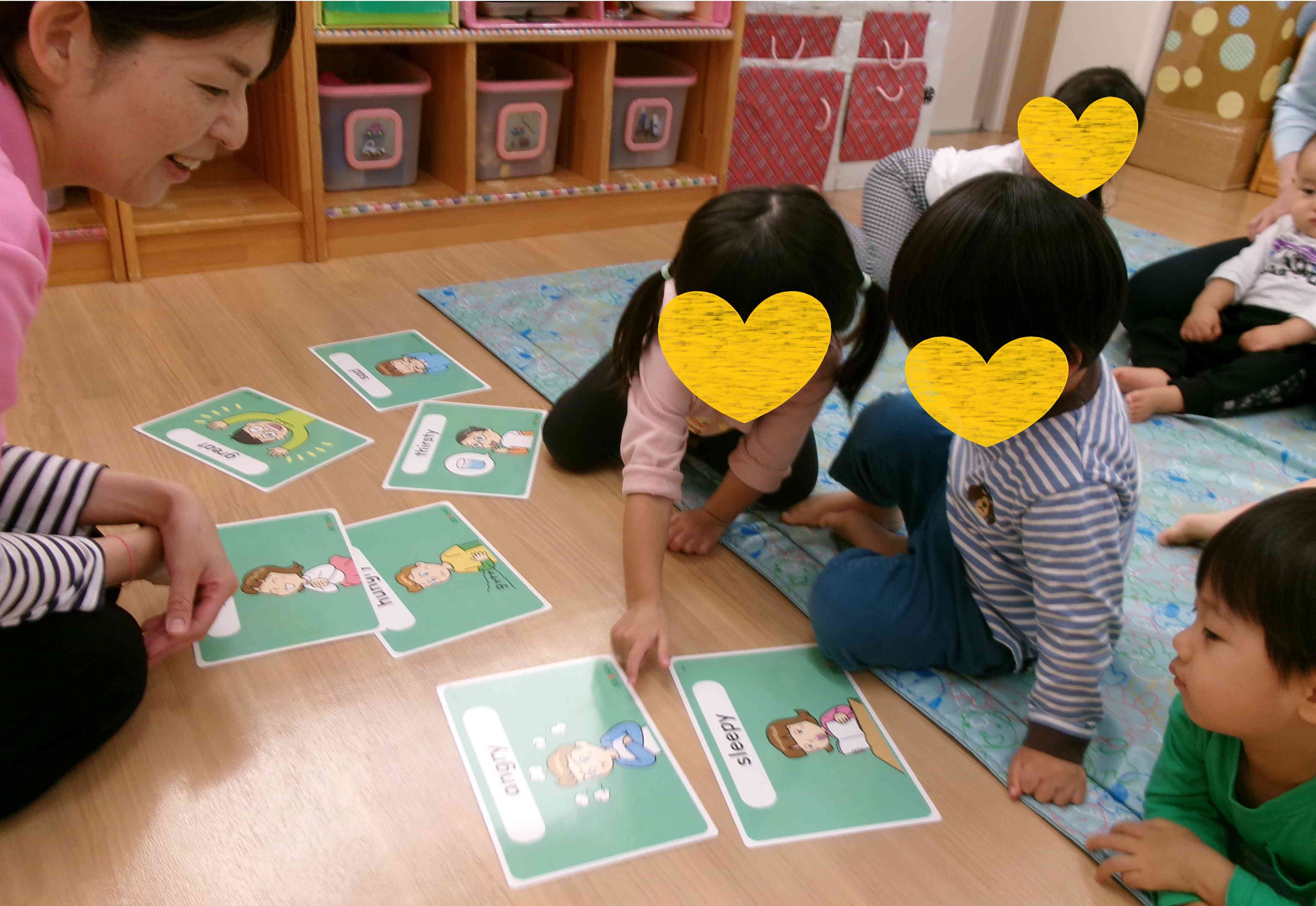 毎月楽しみな「英語であそぼ」の時間です☆