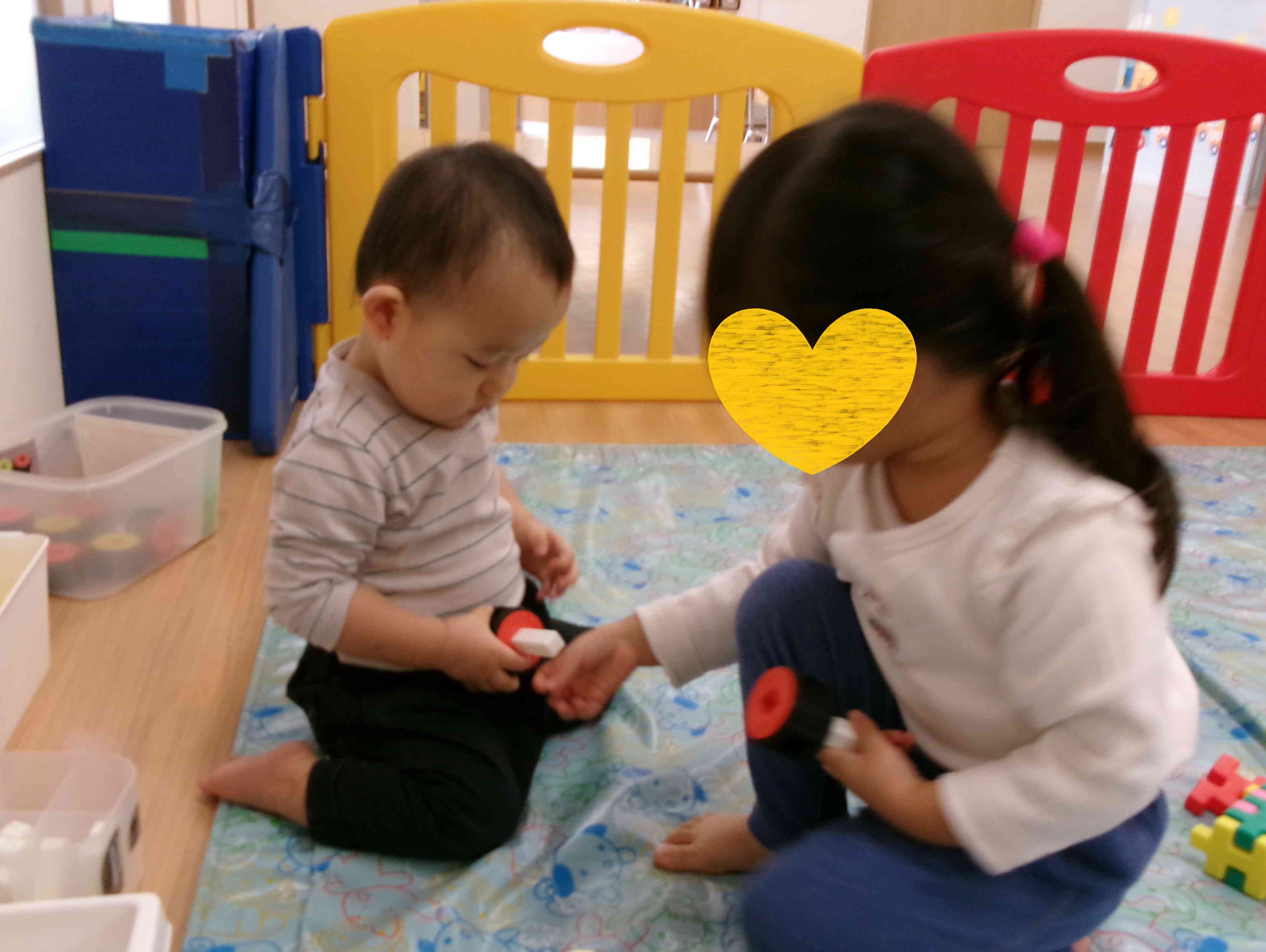 異年齢での関わりも大切にしています♪