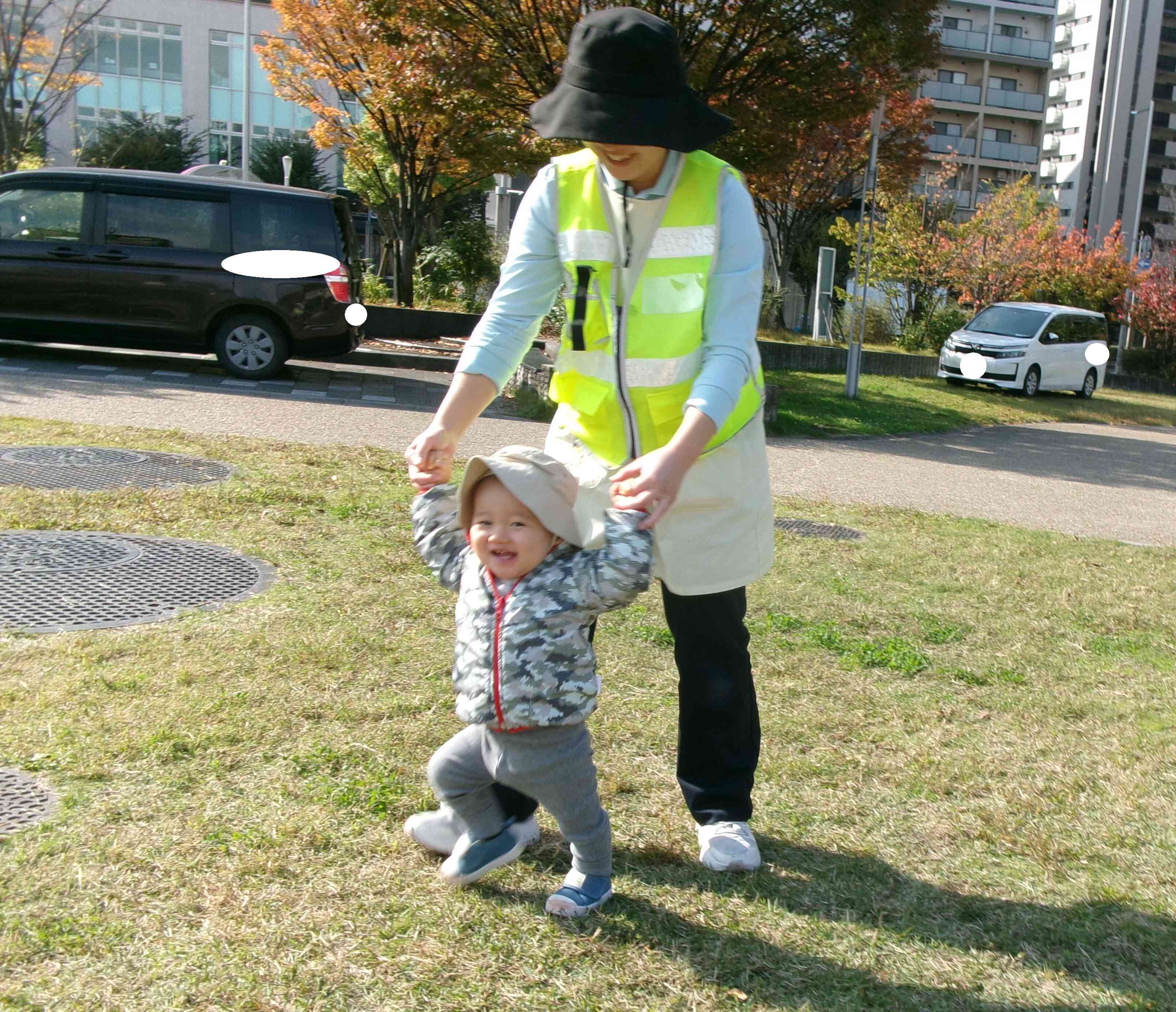秋のお散歩気持ちいね