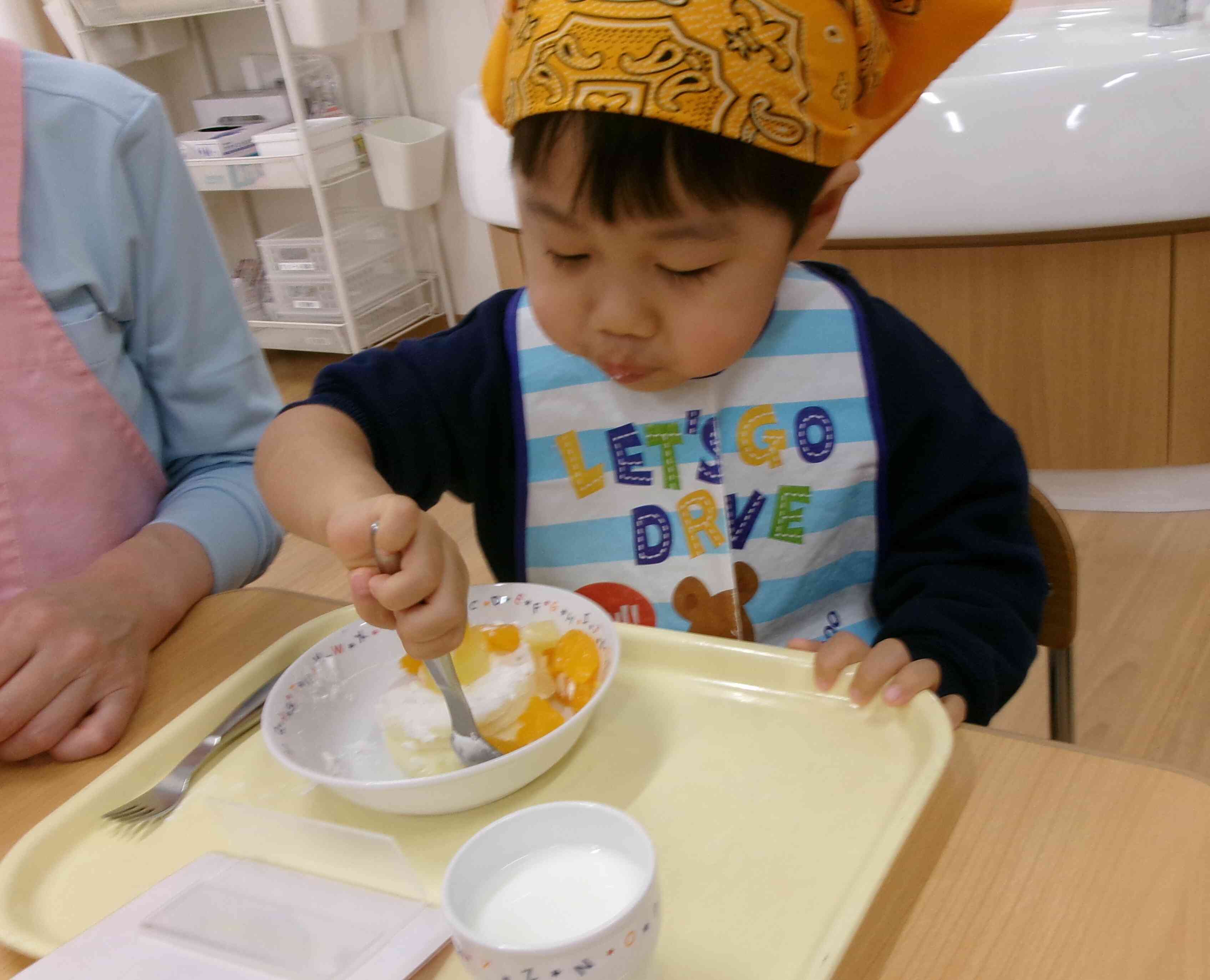 【食育】クリスマスケーキを作ろう！