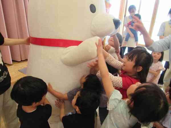 はちくんが遊びに来てくれたよ