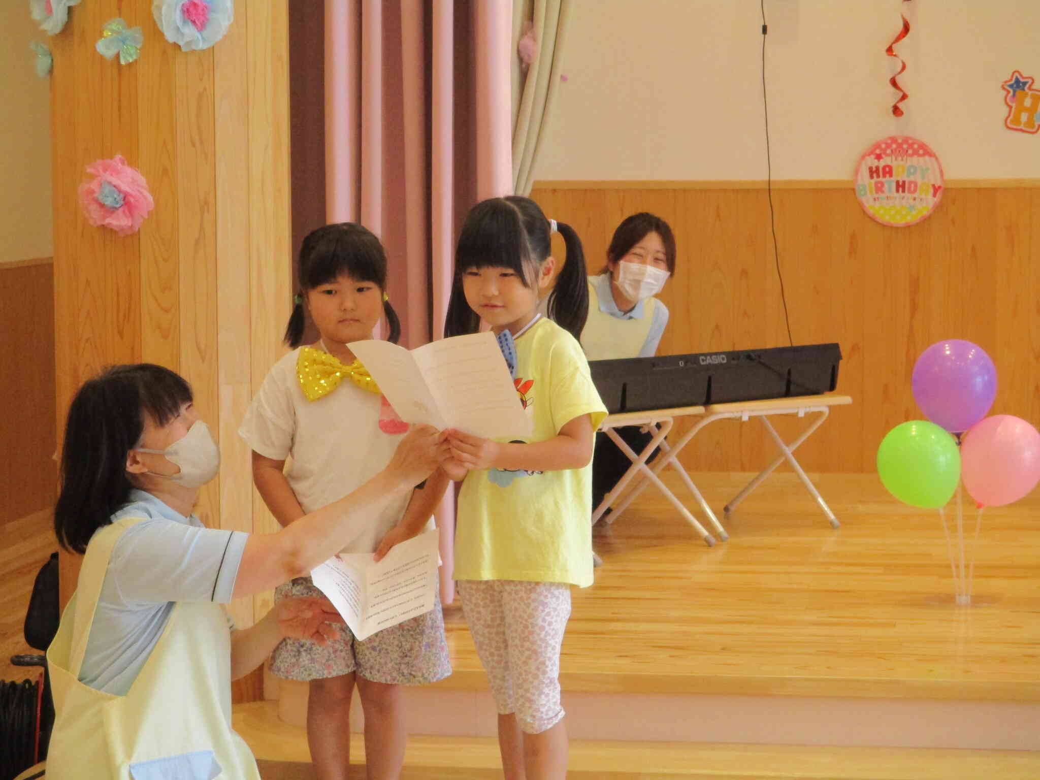 司会の２人、頑張ってます！