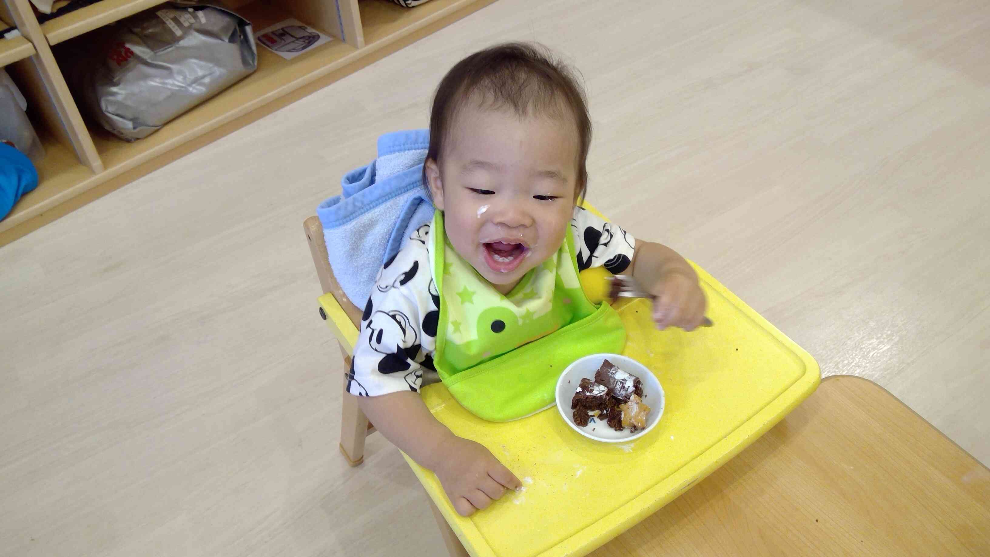クリーム、おいしいなぁ