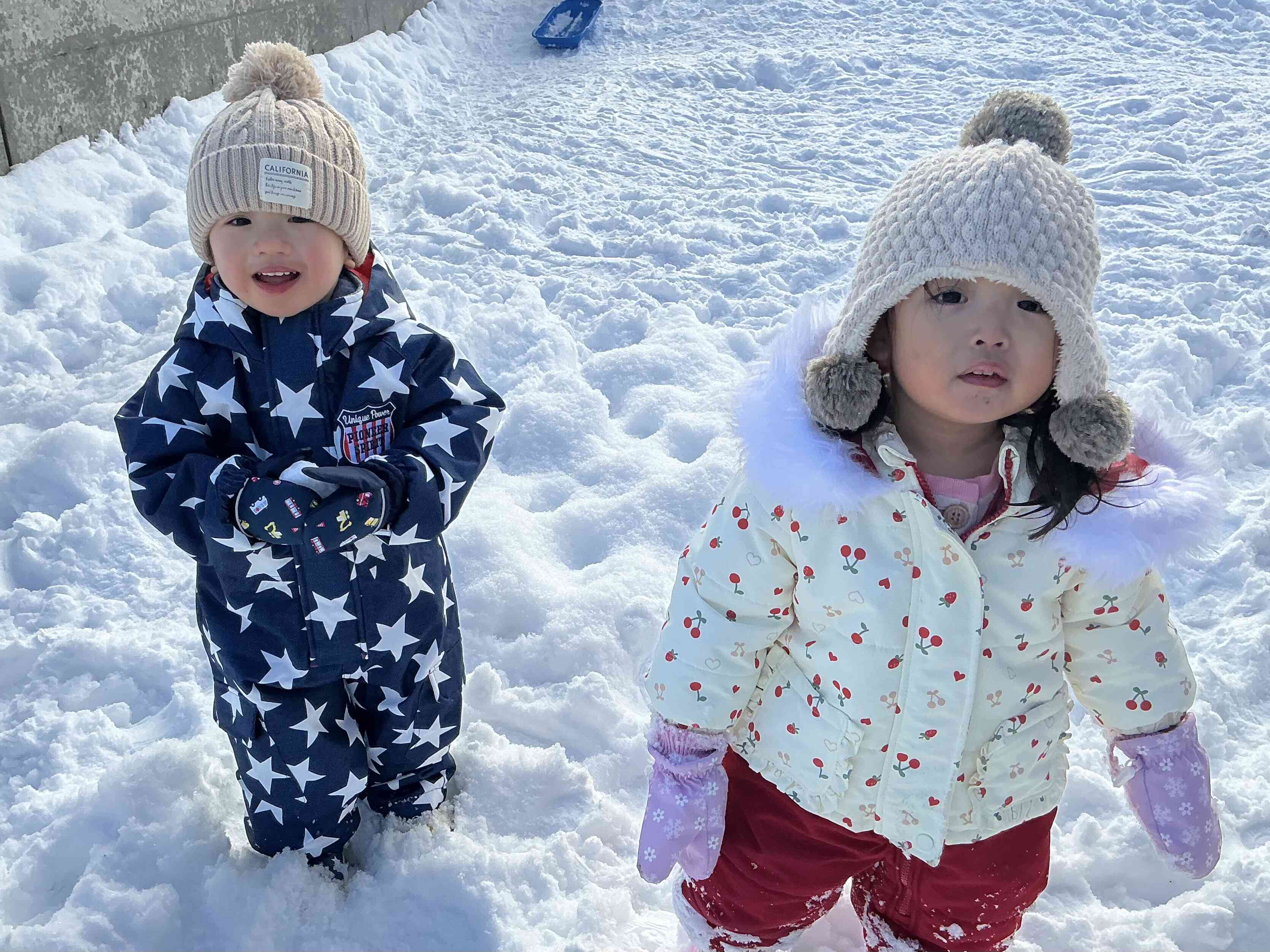 雪遊び　あひる組（1歳児）