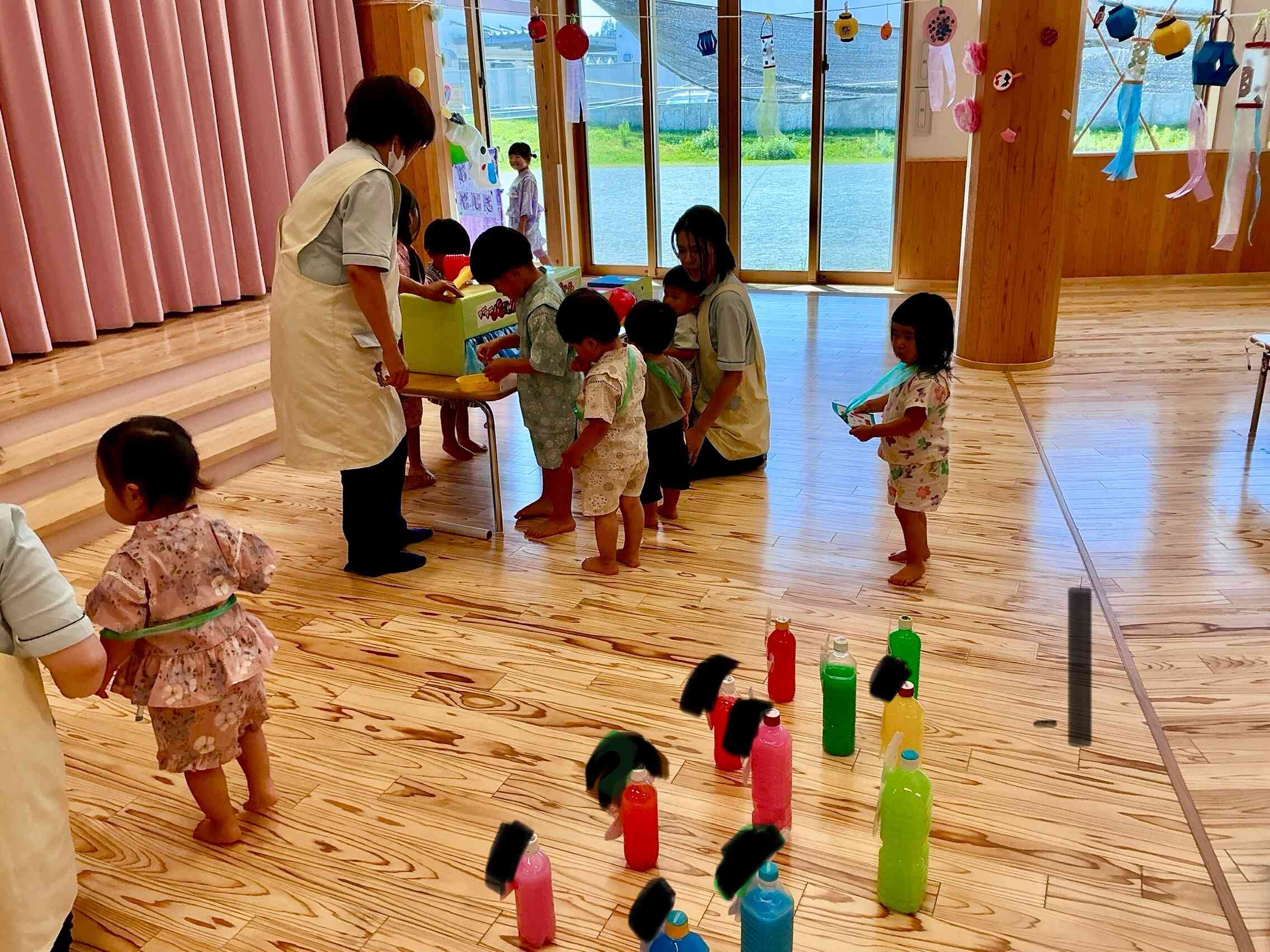夏祭りごっこの様子①