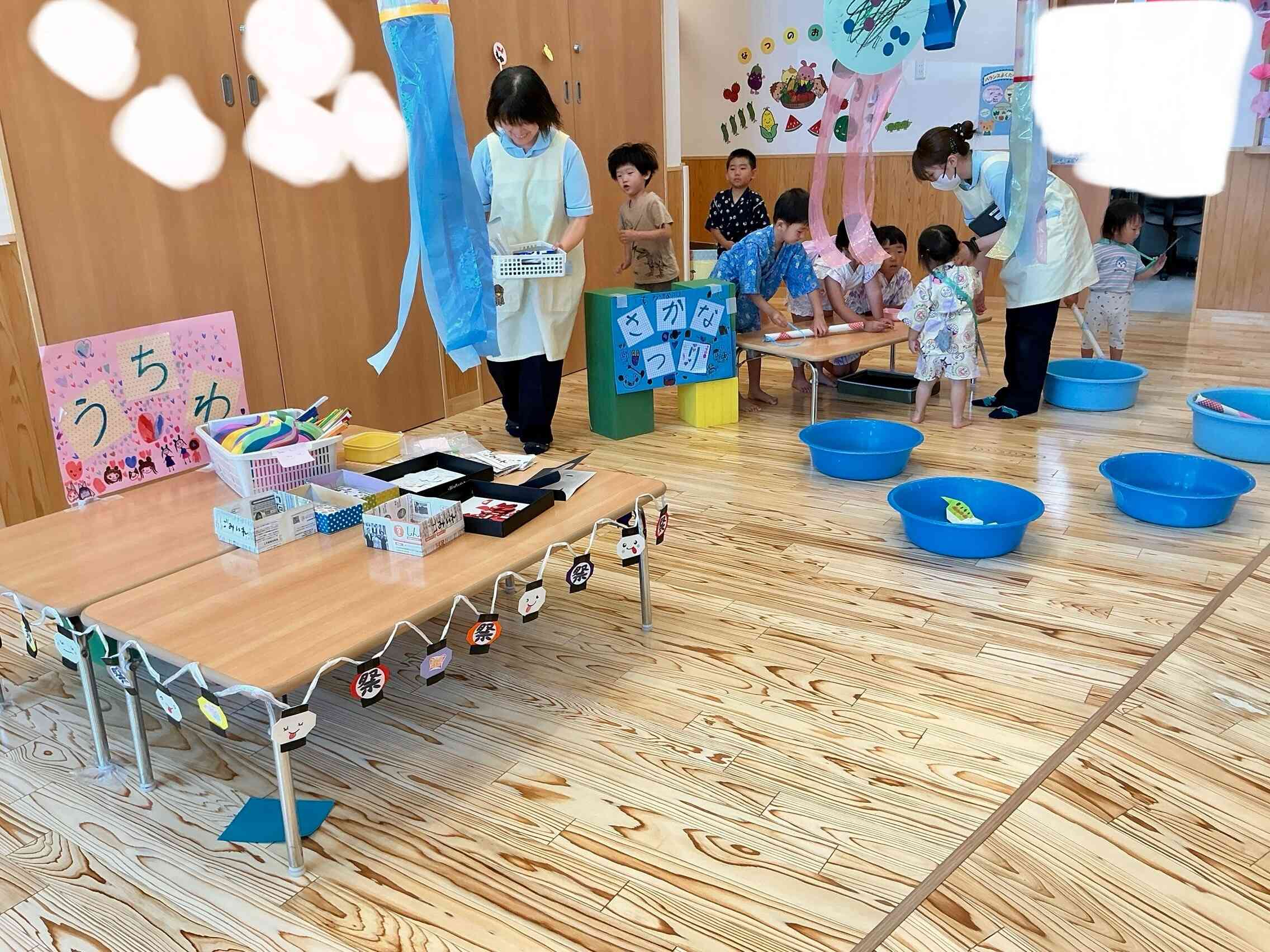 夏祭りごっこの様子②