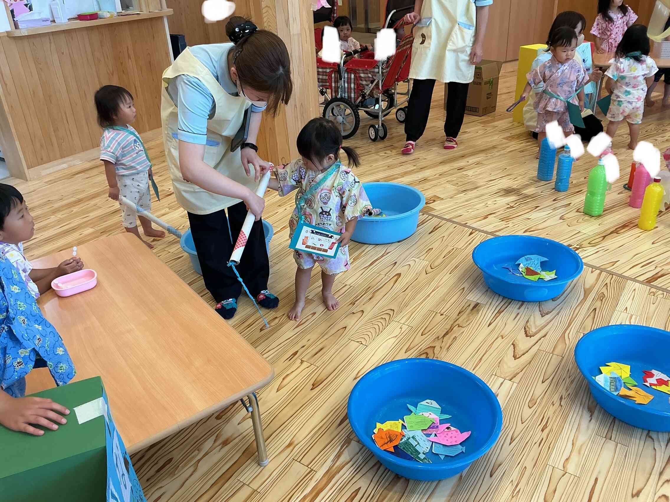 魚釣りコーナー