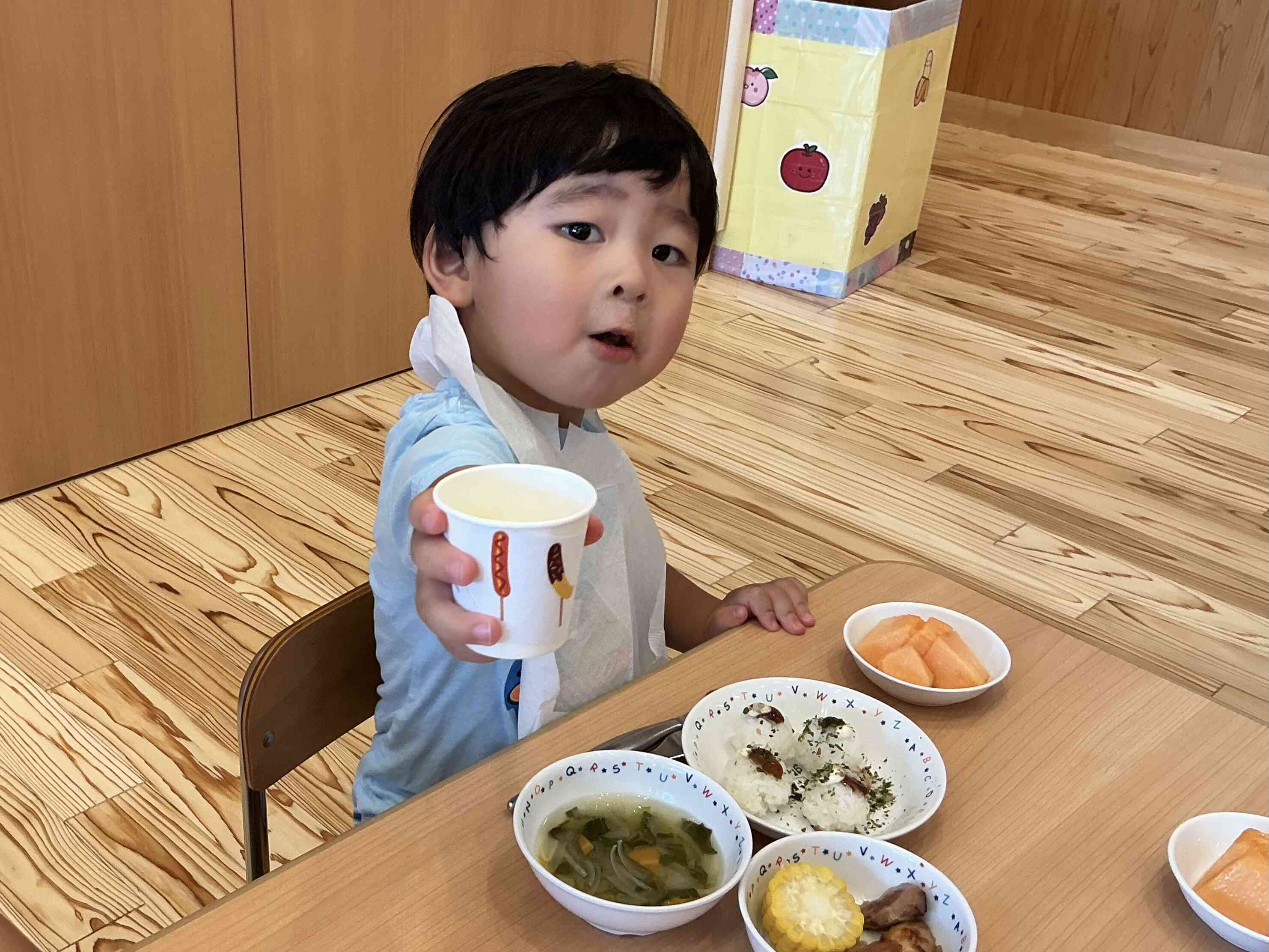 給食もお祭りメニュー！