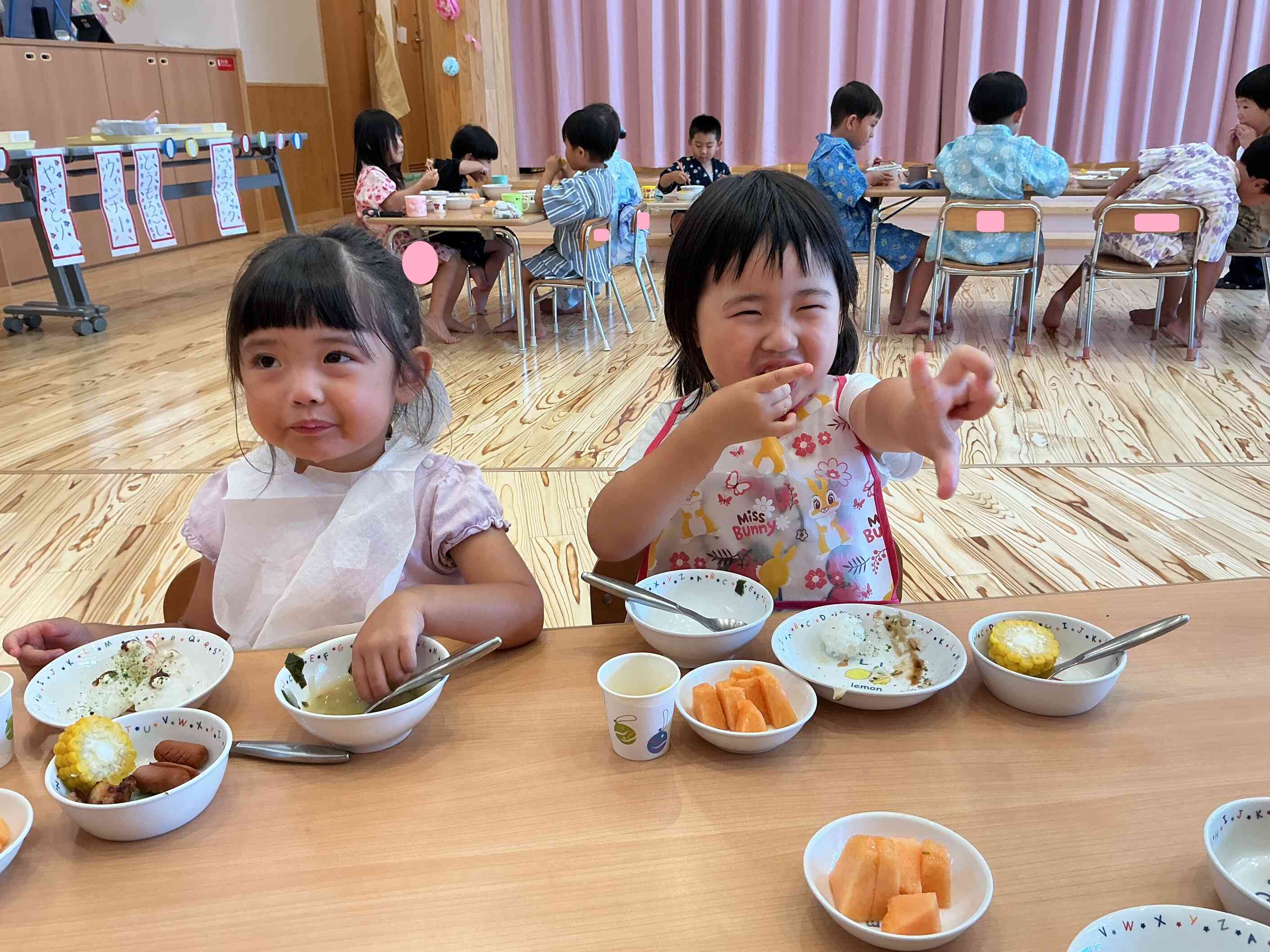 夏祭り気分楽しいね！
