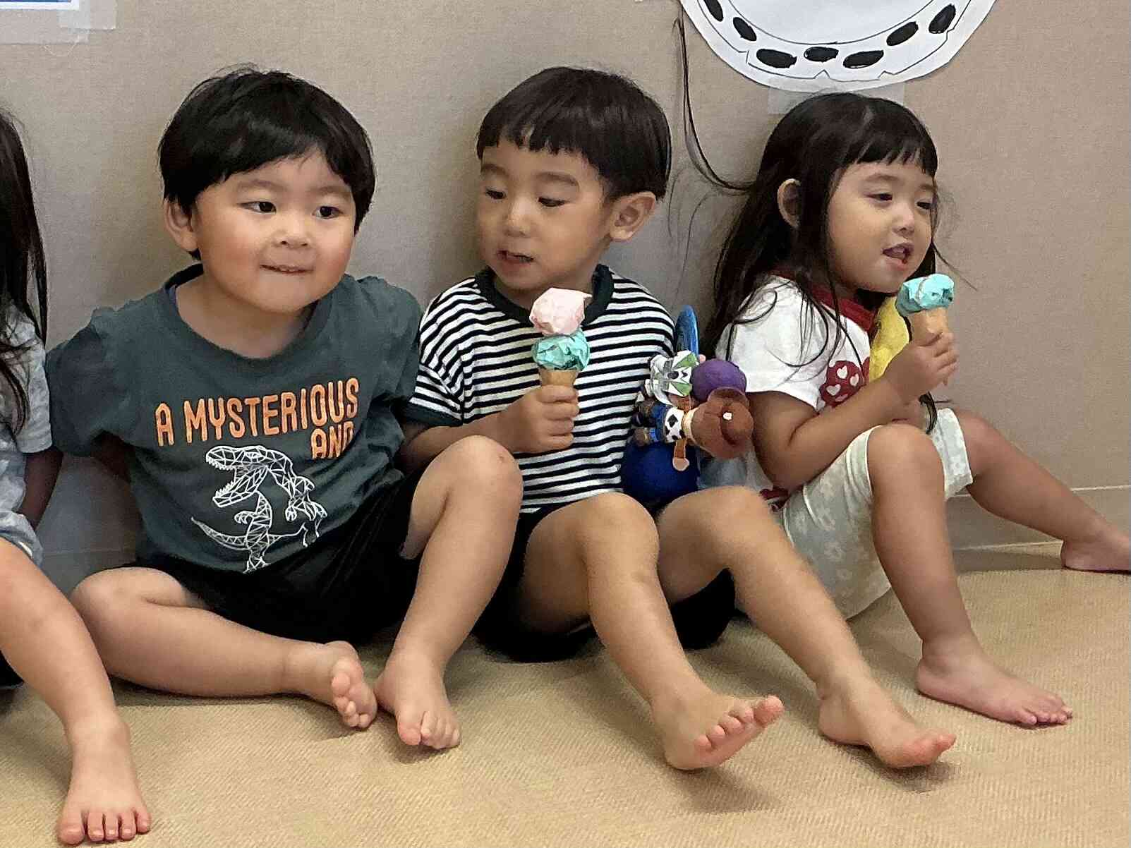 アイス、おいしいね！