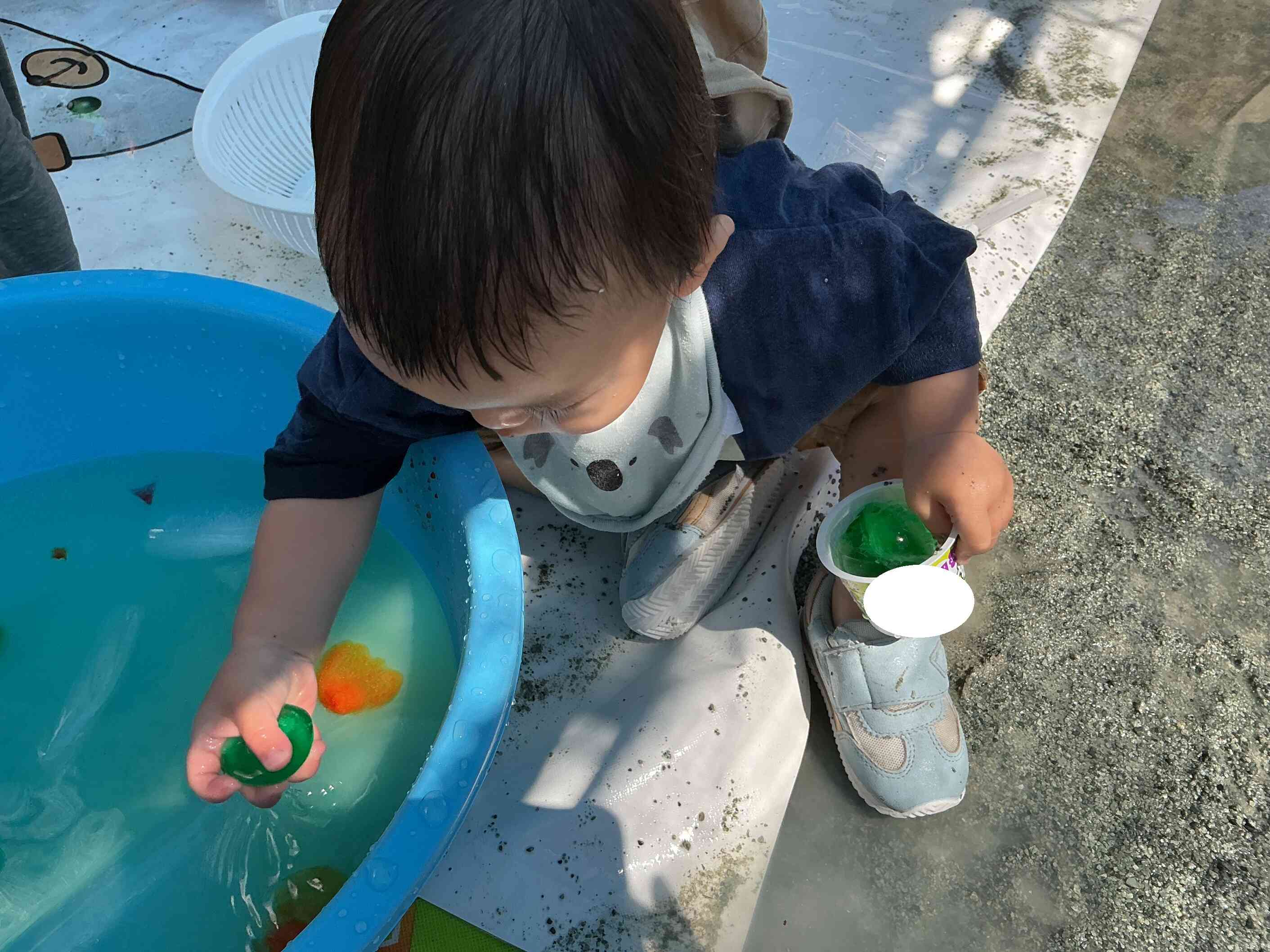 氷つかめたよ！