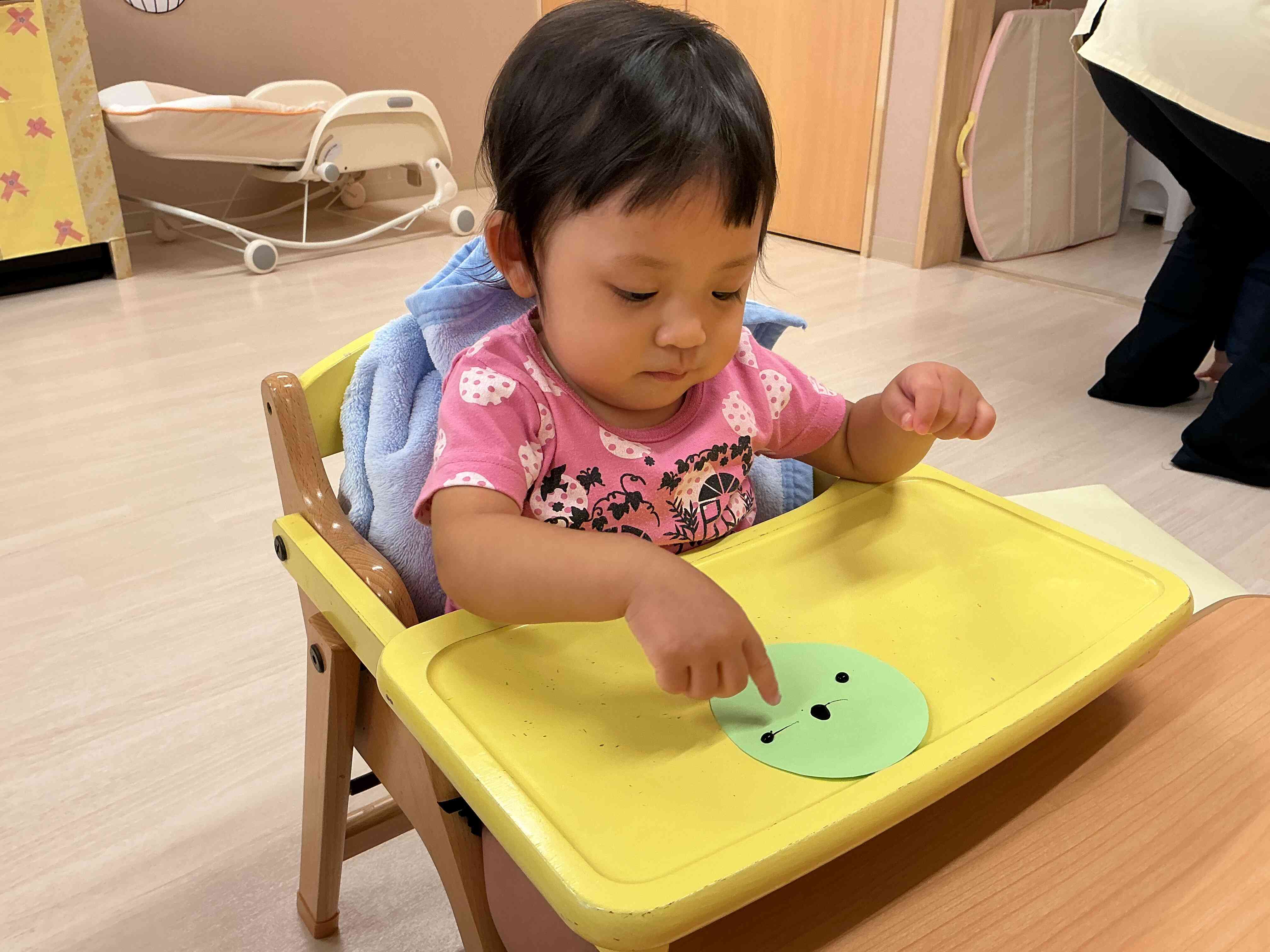 指でちょんちょん上手でしょ！