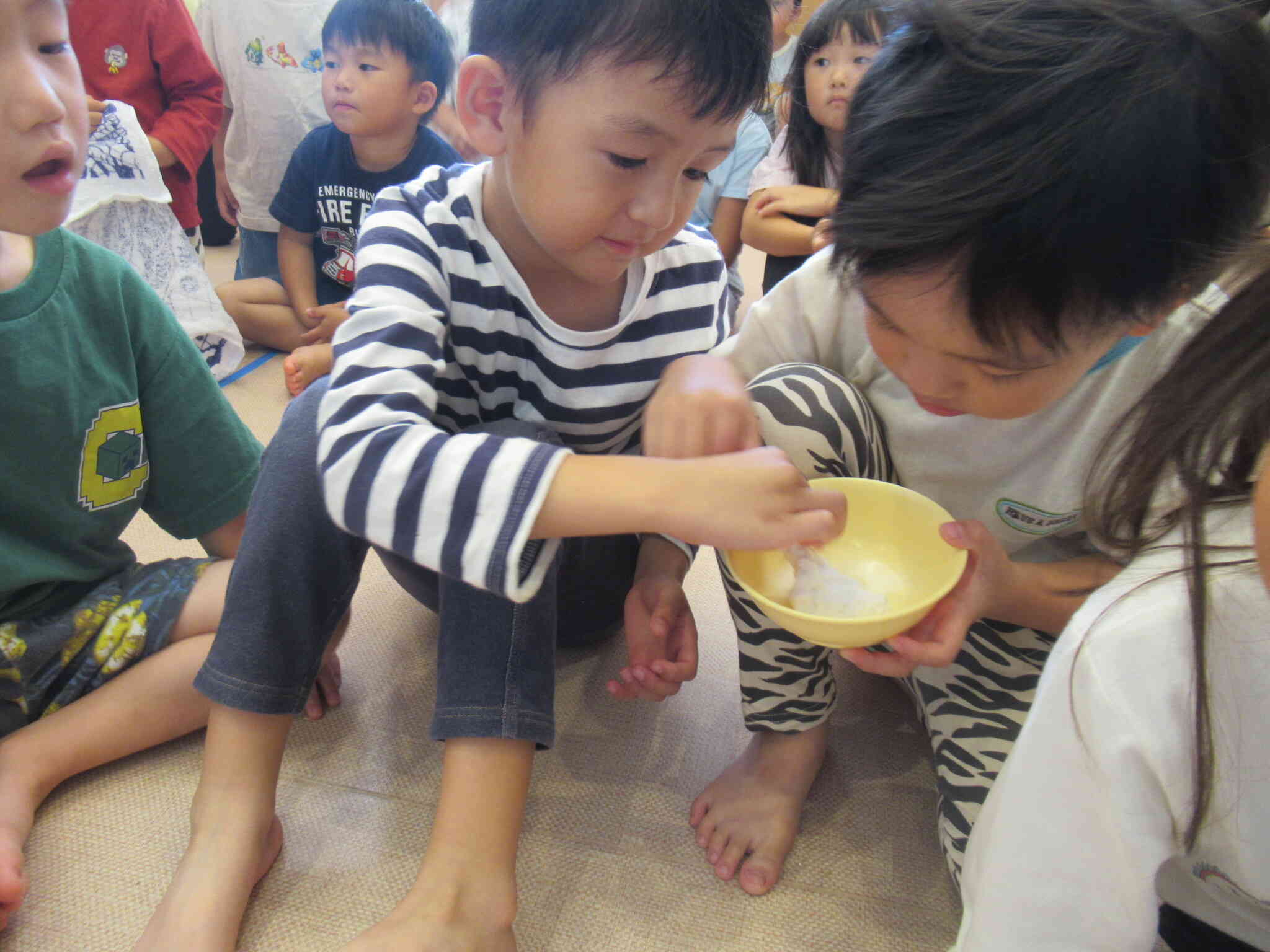 食育　十五夜のお団子を作ろう！（１）