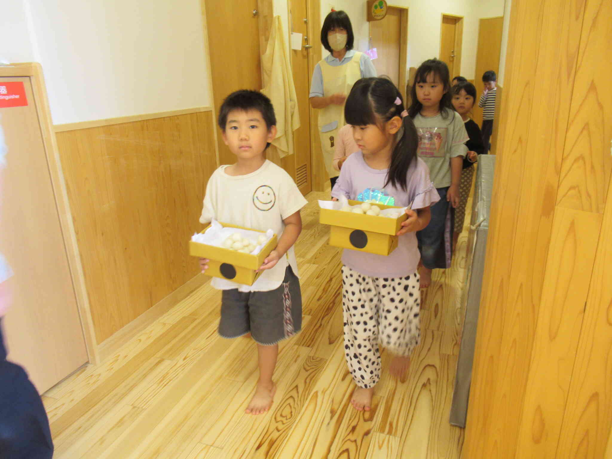 食育　お月見のお団子を作ろう！（２）