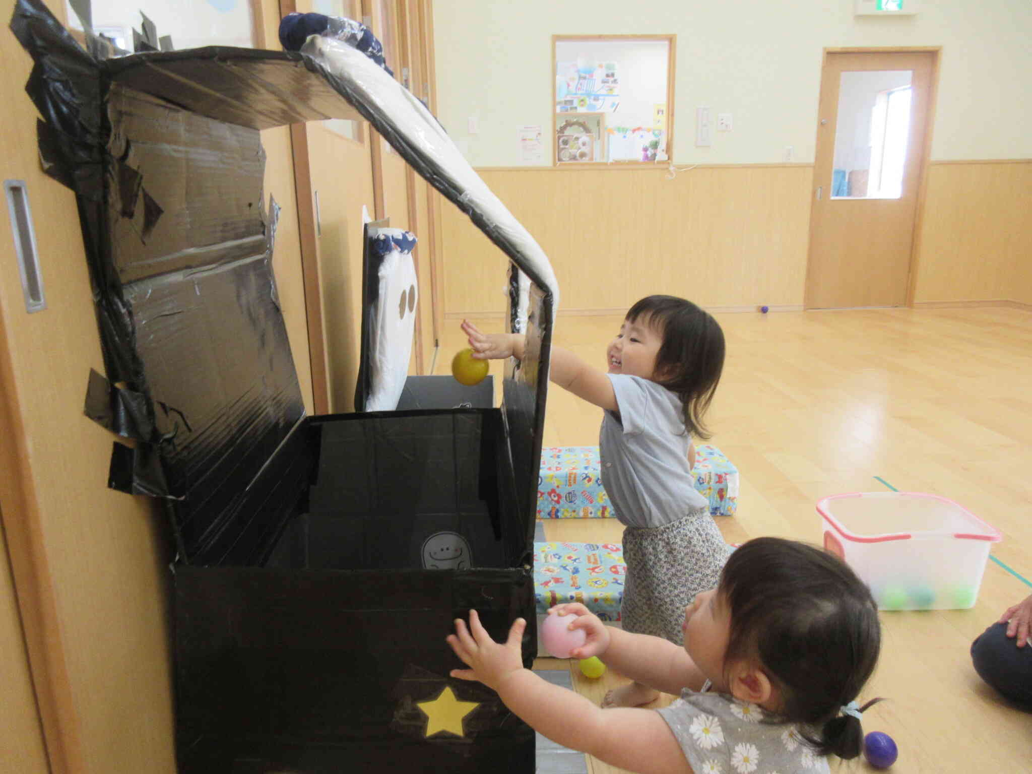 ボール入るかな・・？