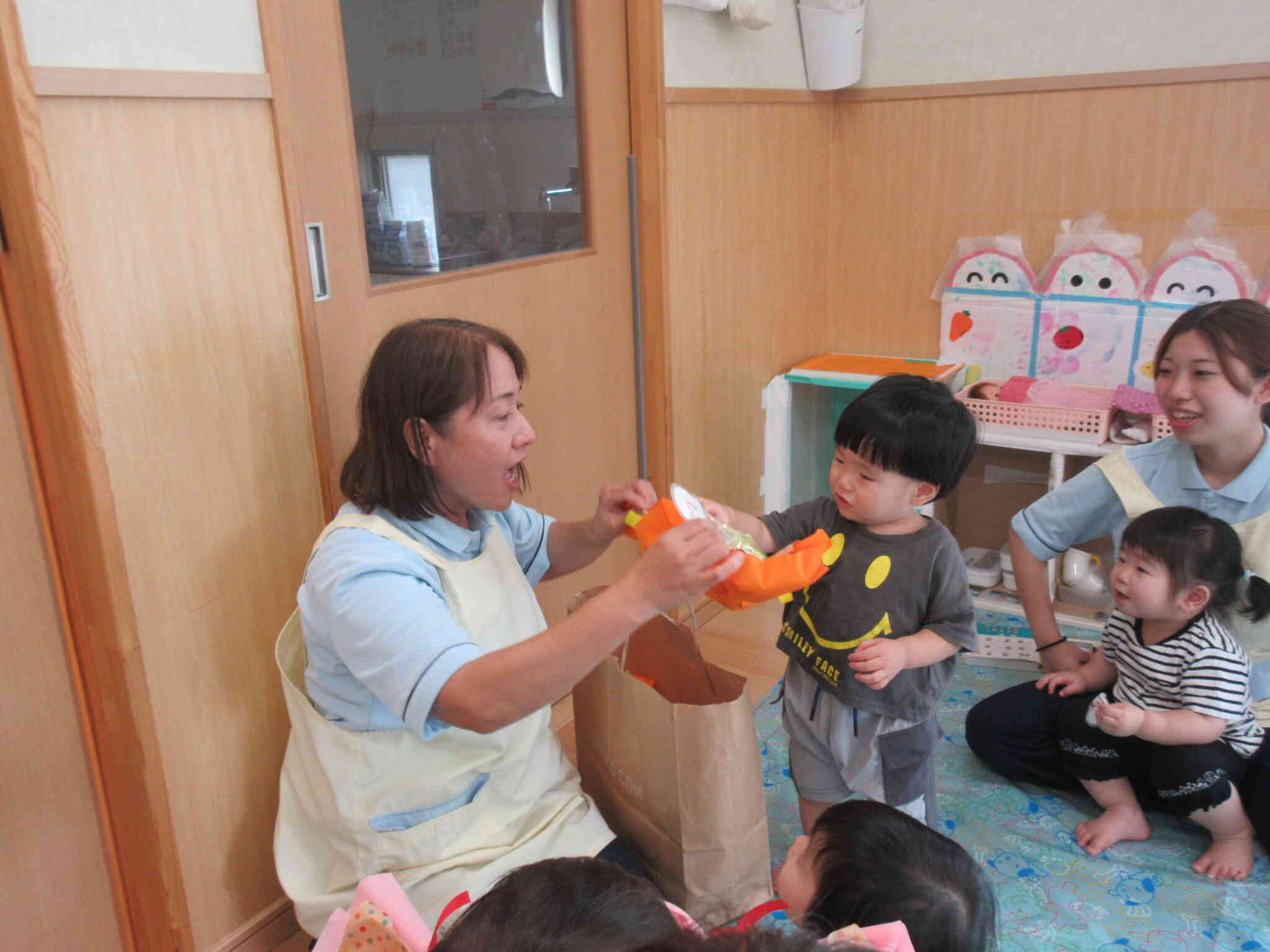 お化けちゃんからのプレゼント！良かったね！