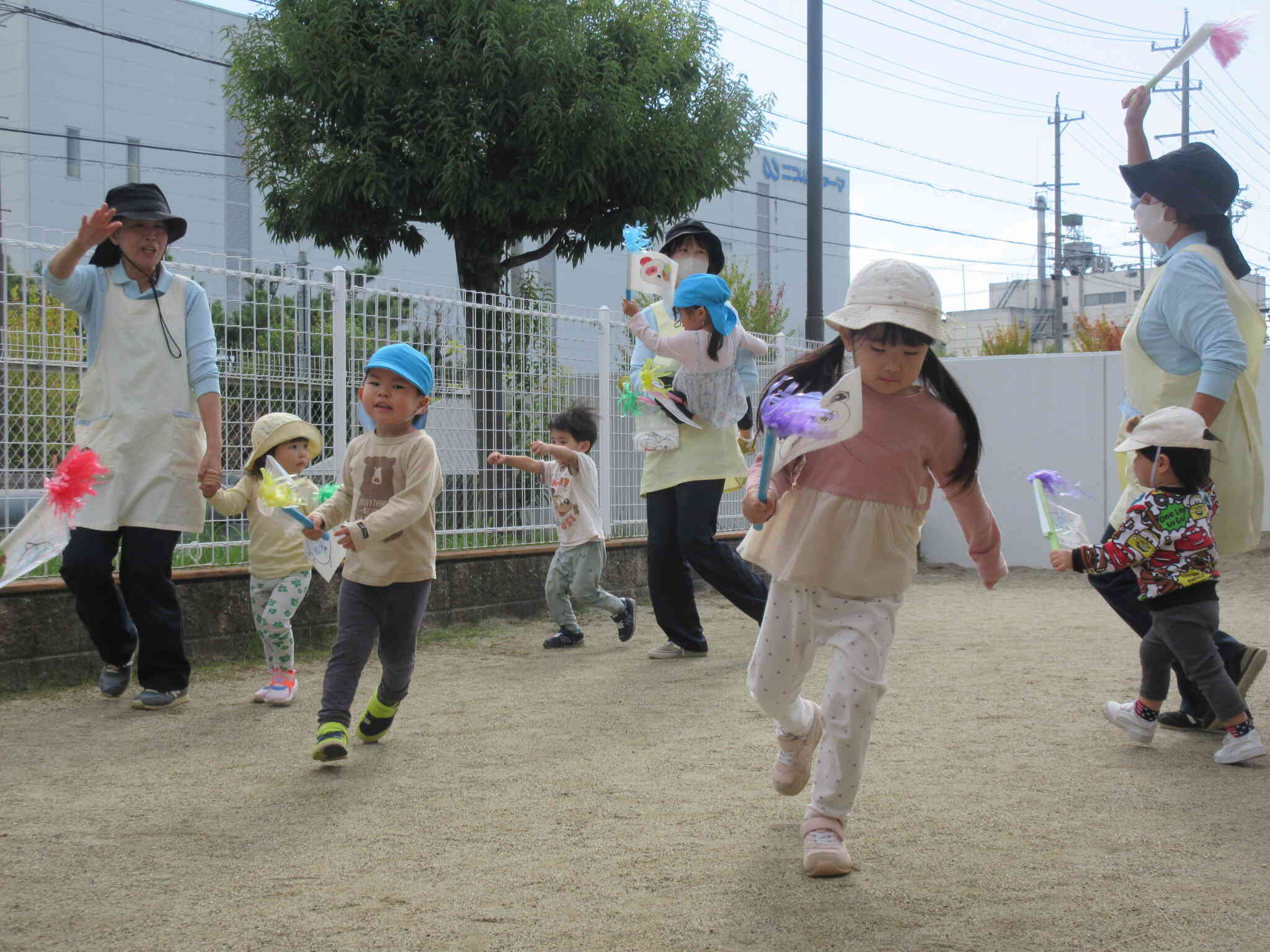 みんなで踊ったよ