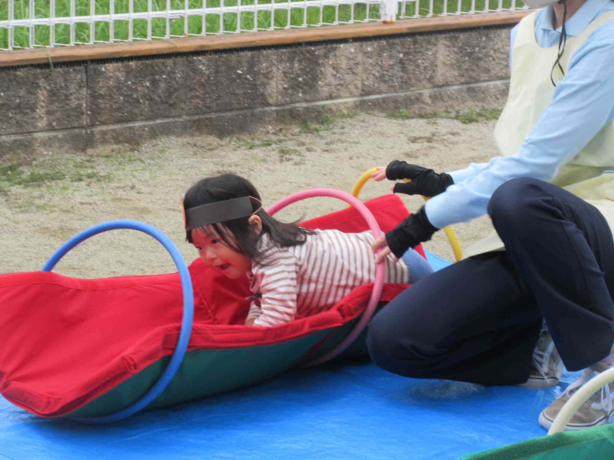 トンネル・・がんばれー！