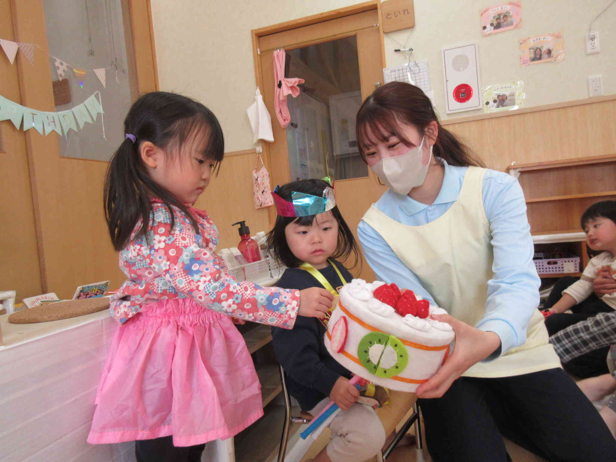 おいしいケーキを作るね！！