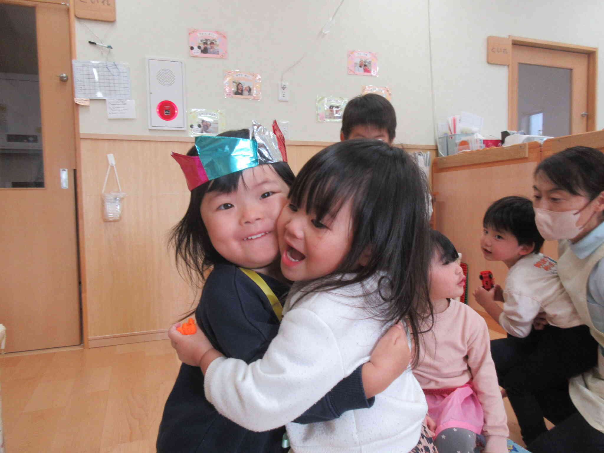 大好きなお友だちと・・ぎゅっ！！