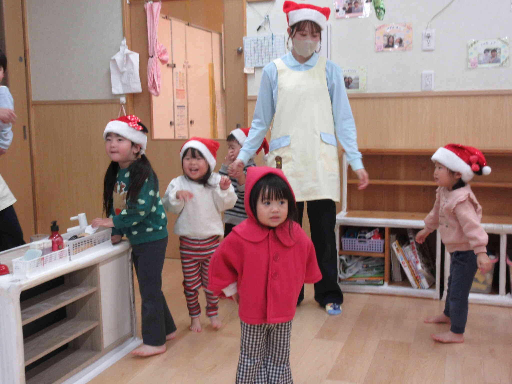 みんなでダンス！可愛いうさぎさんになってたね。