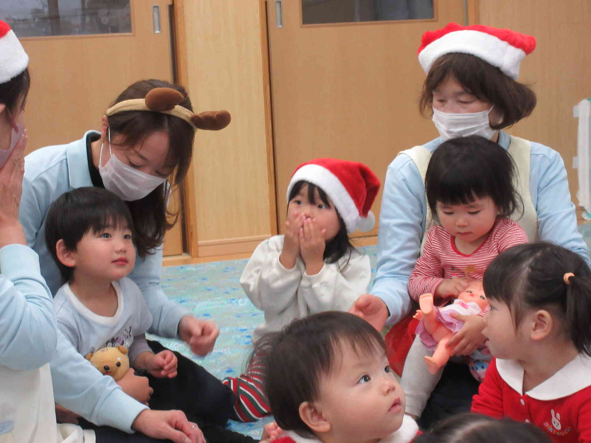 先生の出し物・・みんな夢中になって楽しんだね！