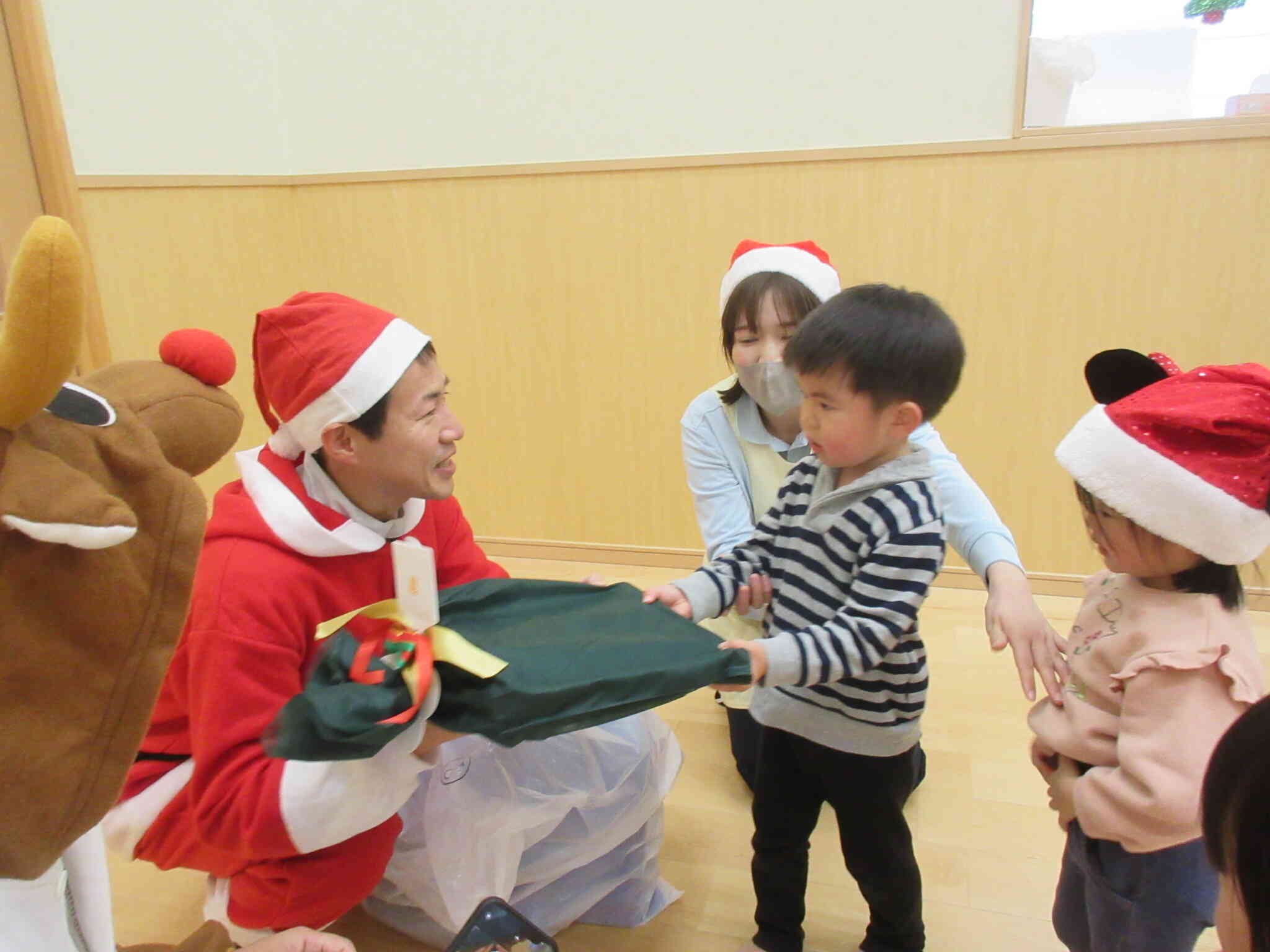 「ありがとう」大きい声で言えたよ！