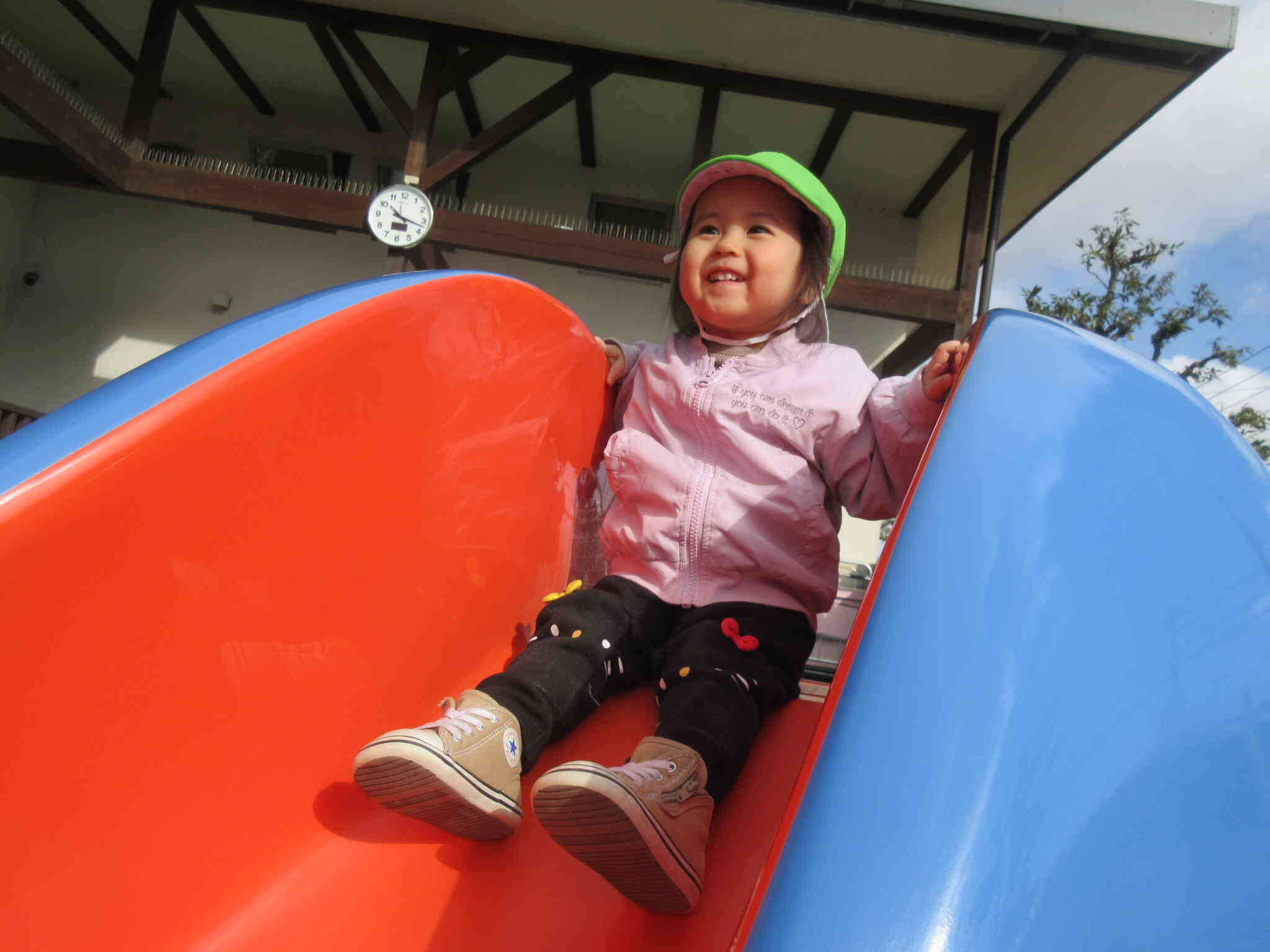 お外でも元気いっぱい！