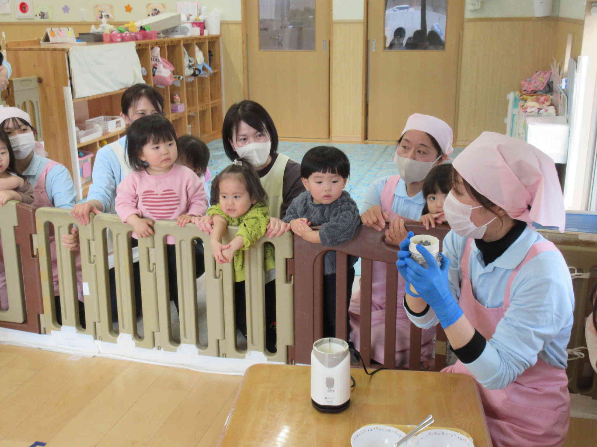 食育活動（きな粉づくり）