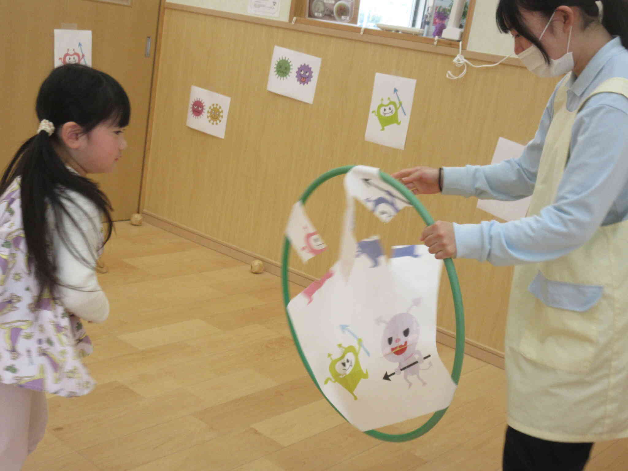 バイ菌をやっつけたぞー！