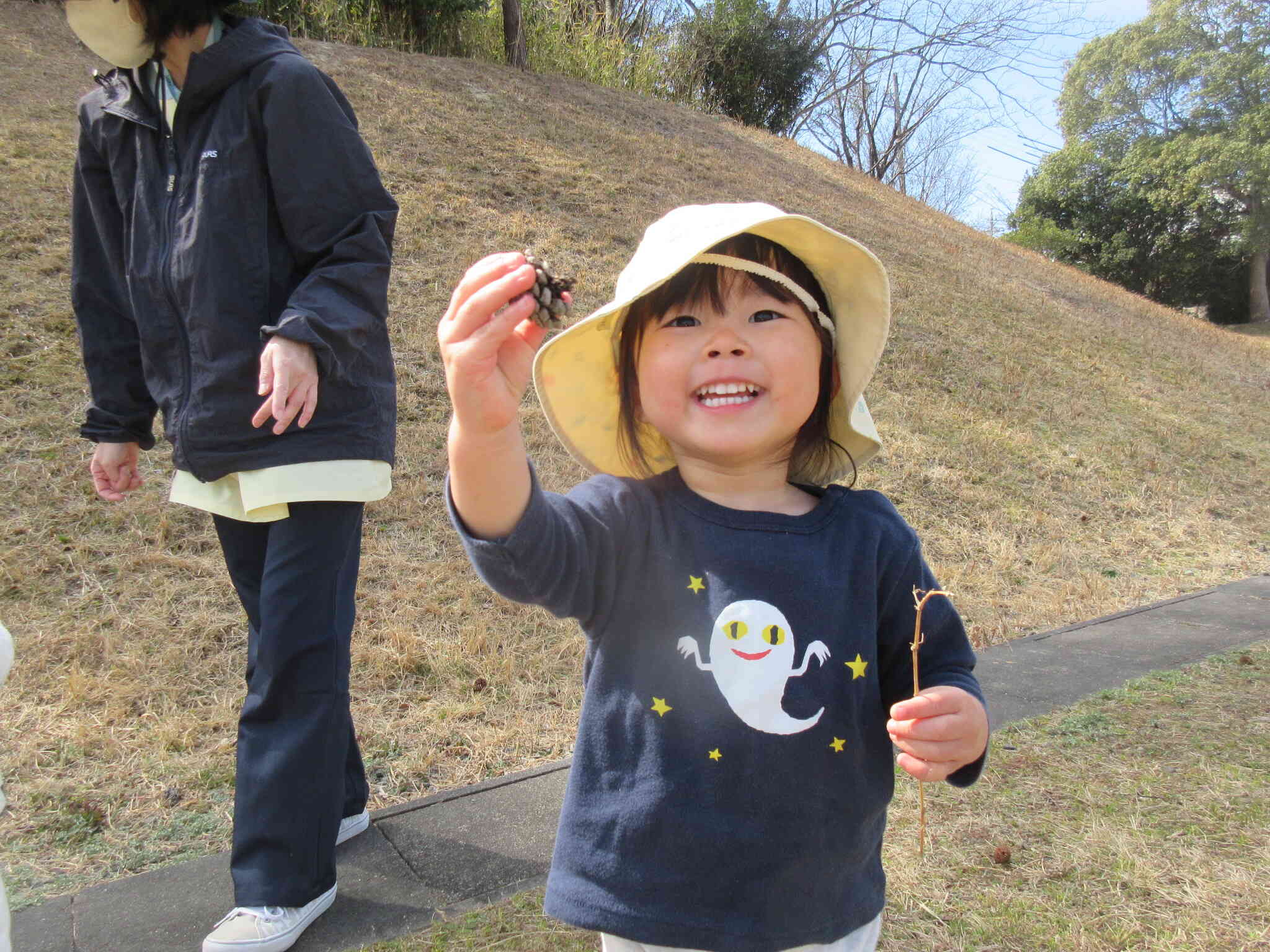 「みてー！」見つけたよ。