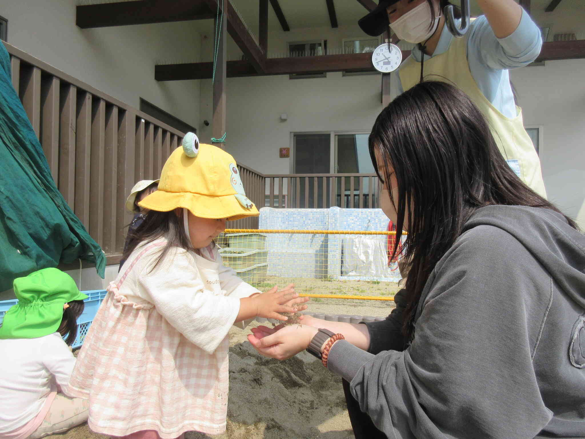 ママと一緒に遊べて楽しかったね！