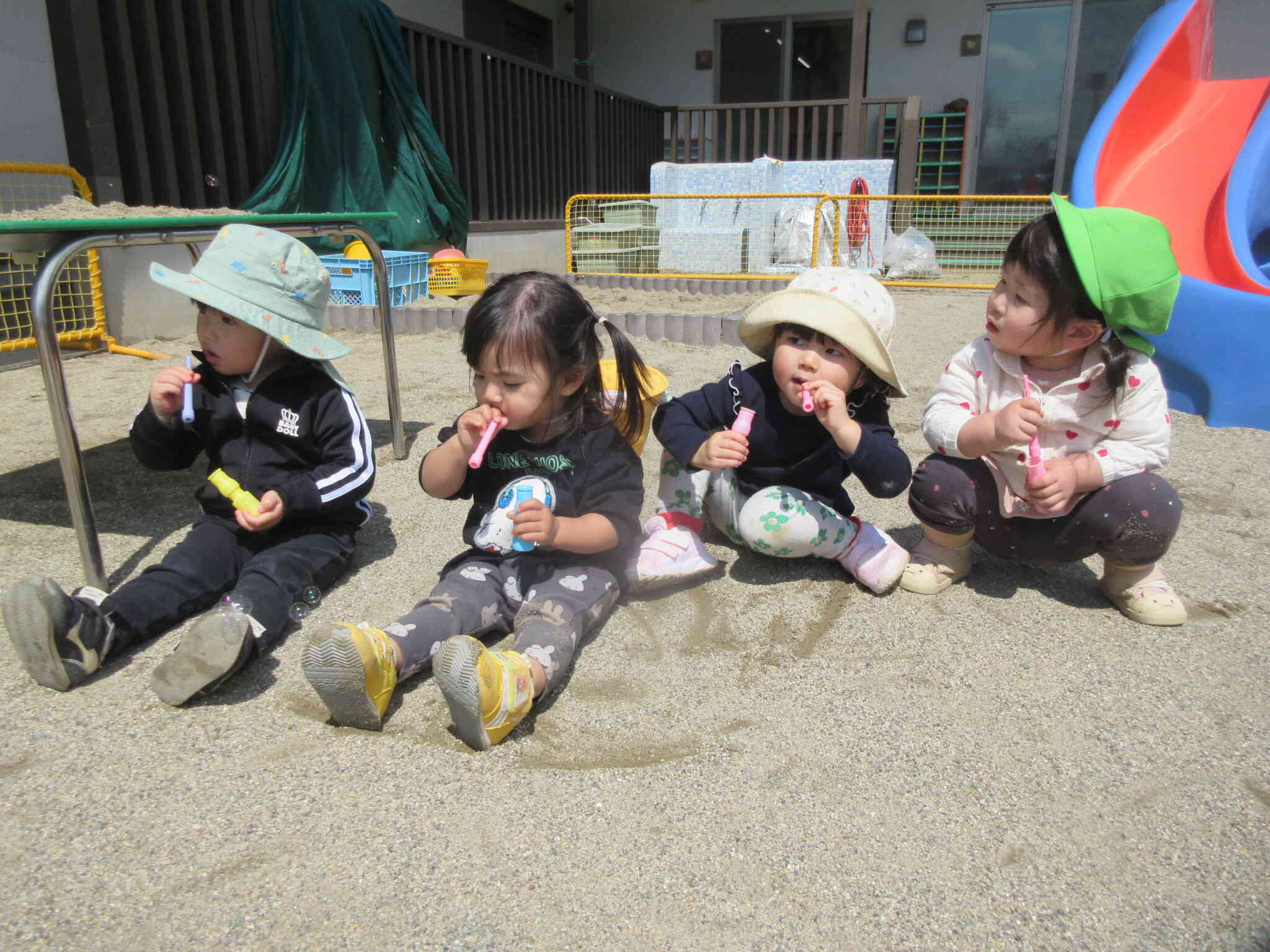 しゃぼん玉大好き！