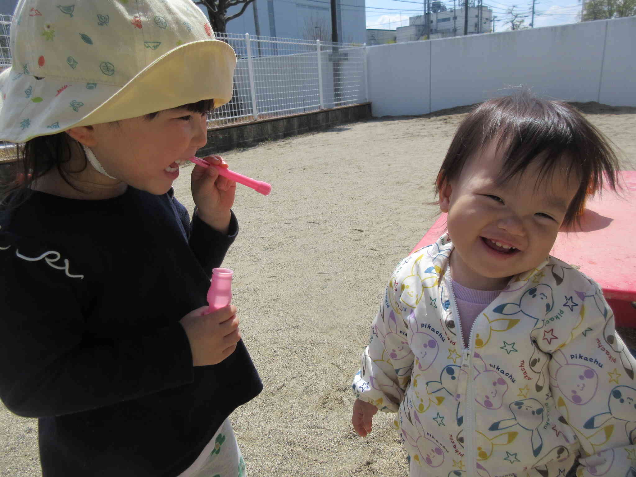 いい笑顔！楽しいね！