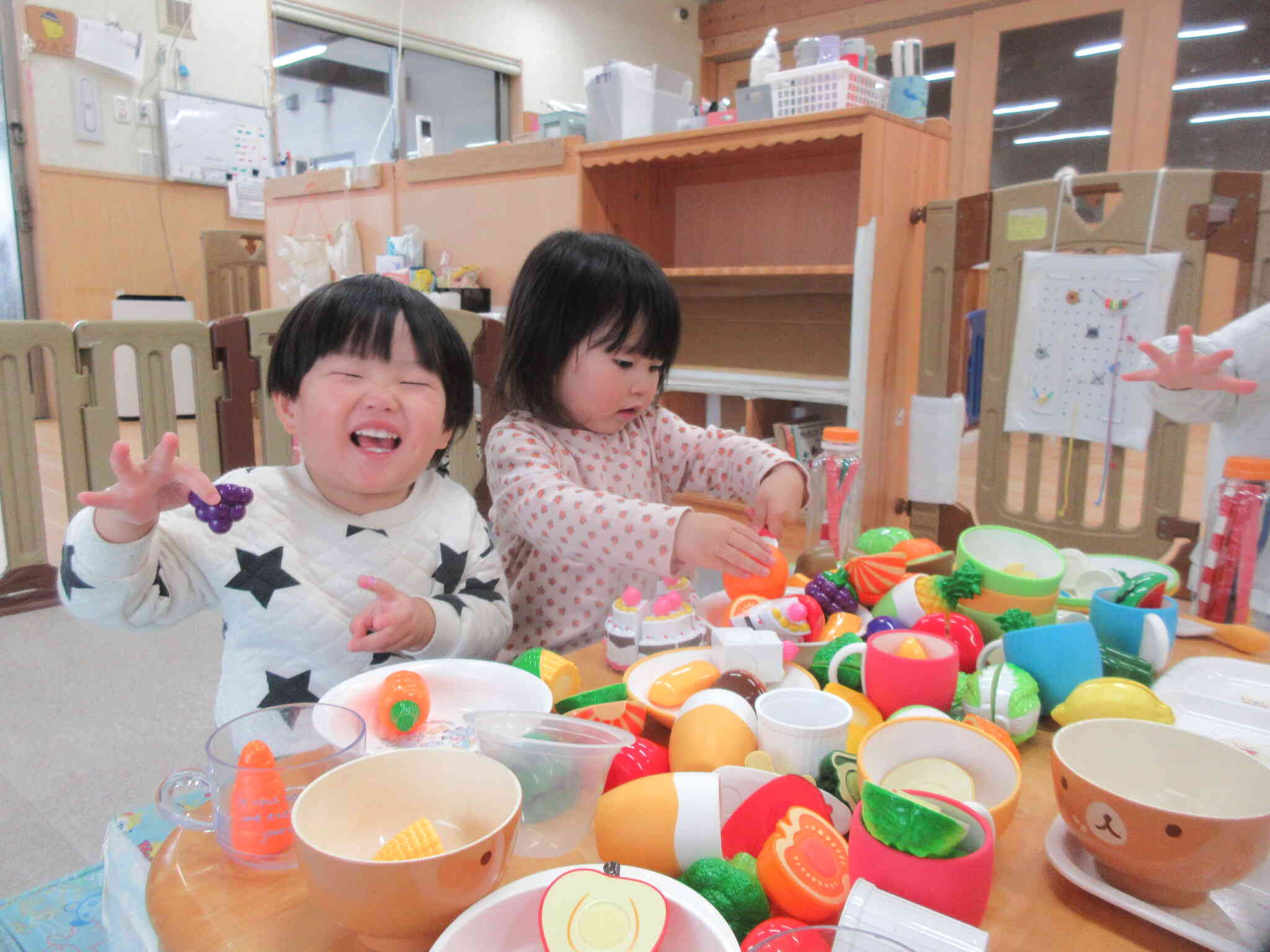 新しいクラスの様子