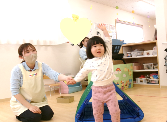 お名前を呼ぶと大きな声でお返事してくれます♪