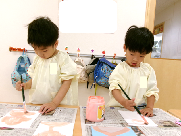 ありがとうの日の製作をしたよ♪