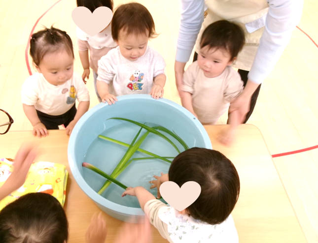 『しょうぶ湯』を体験♪