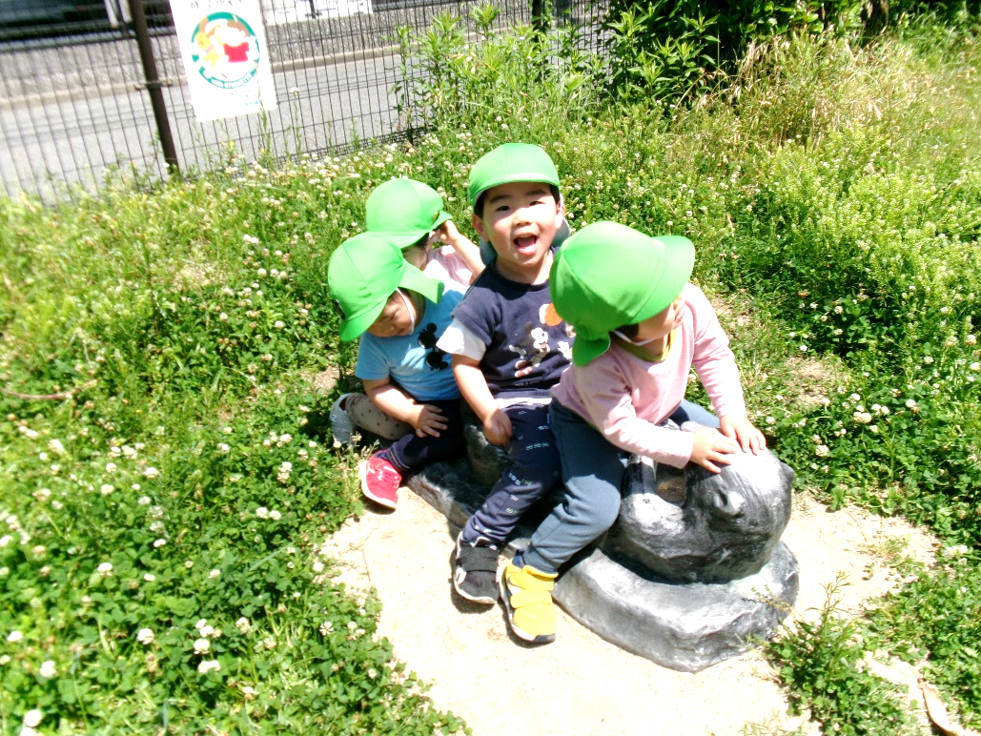 ラッコの公園で遊んだよ♪