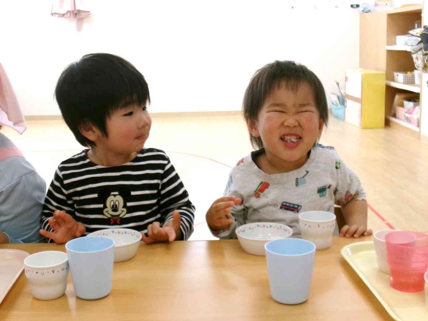お昼寝のあとは、おやつタイム♪ 今日のメニューは『五平餅』でした＾＾