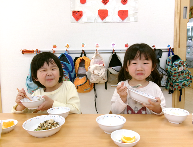 今日も愛情たっぷりの給食です(*^-^*)