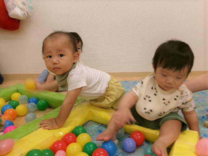 ボール遊び、またしようね(^^♪