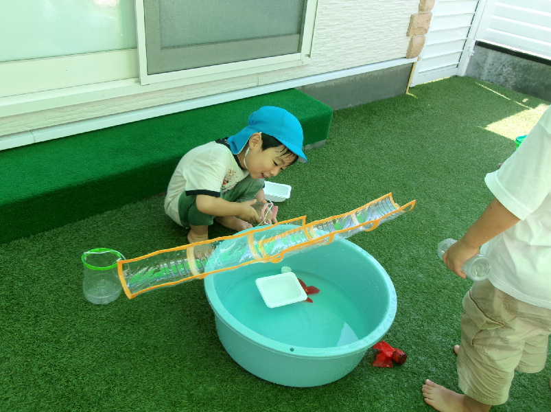 水遊び＆製作をしたよ♪