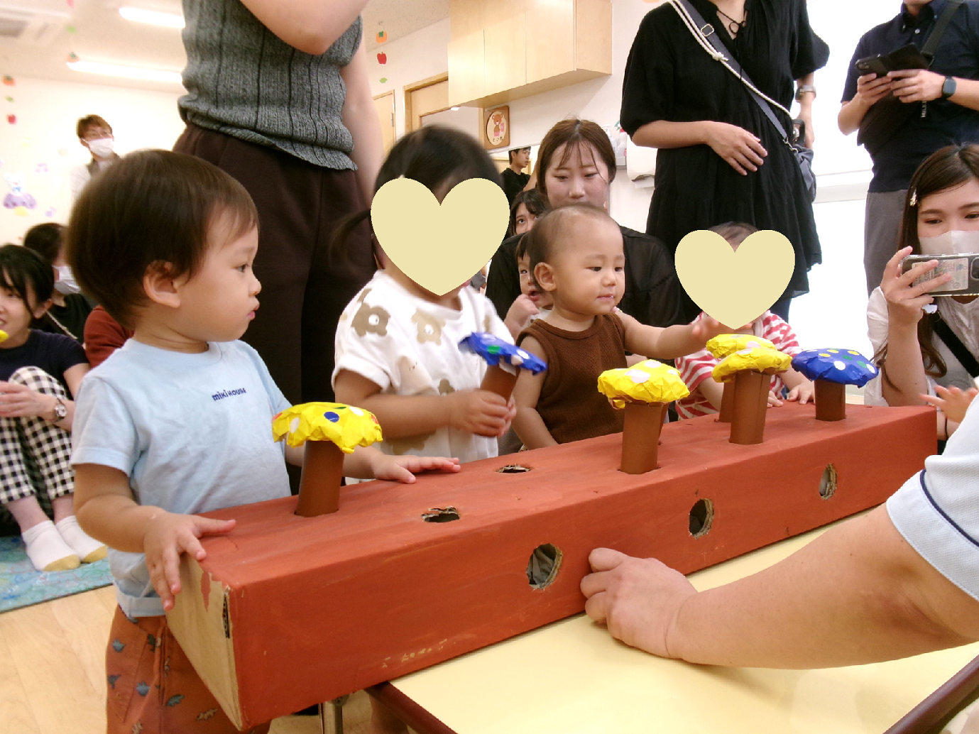【ひよこ・あひる組保育参加参観】きのこ☆彡