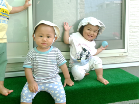 今日も仲良く遊んだよ♪