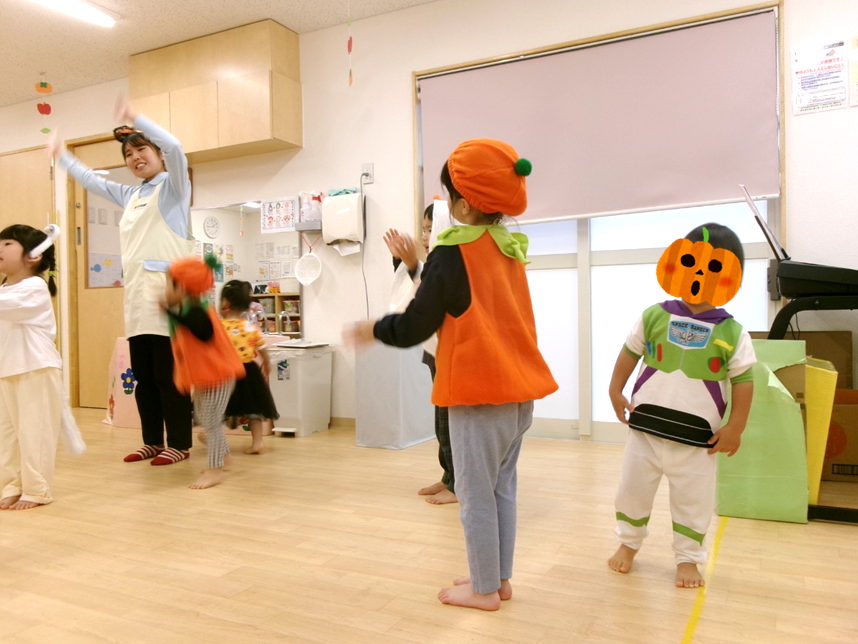 『グーチョキパーでパンプキン』(ू•ᴗ•ू❁)♪