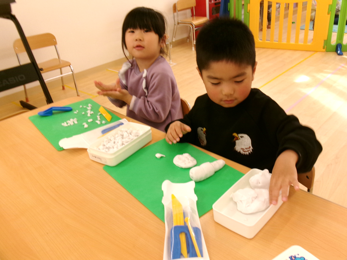 粘土遊び☆彡