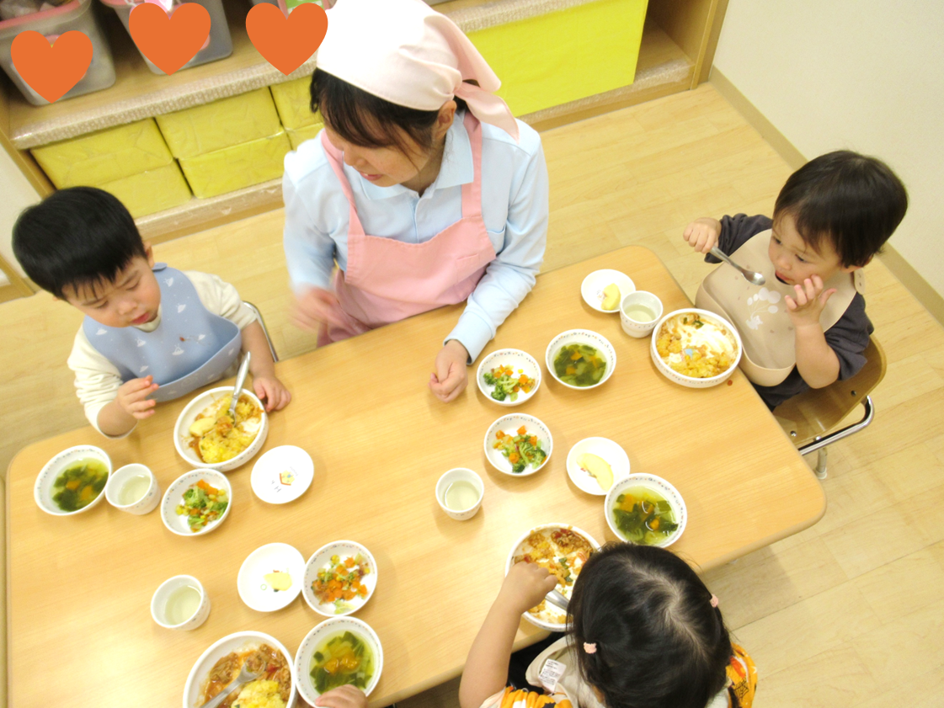 季節の行事を感じながら食べる給食は特別です(｡•ω- ｡) ⌒♡